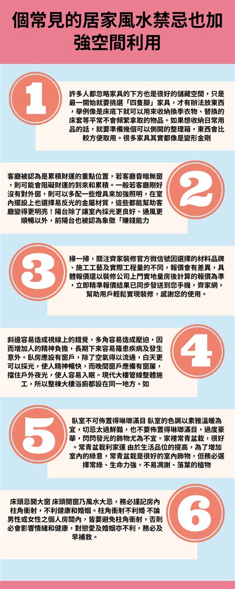 居家風水禁忌|12 個常見的居家風水禁忌 & 化解方式，好的格局與擺。